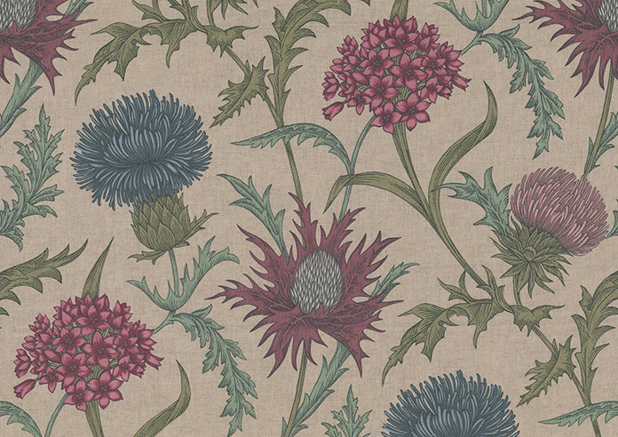 Acanthium, Foxglove - Twist&Fit Roman Blind - Image 7